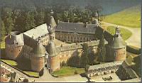France, Yonne, Saint-Fargeau, Chateau, vue aerienne (1)